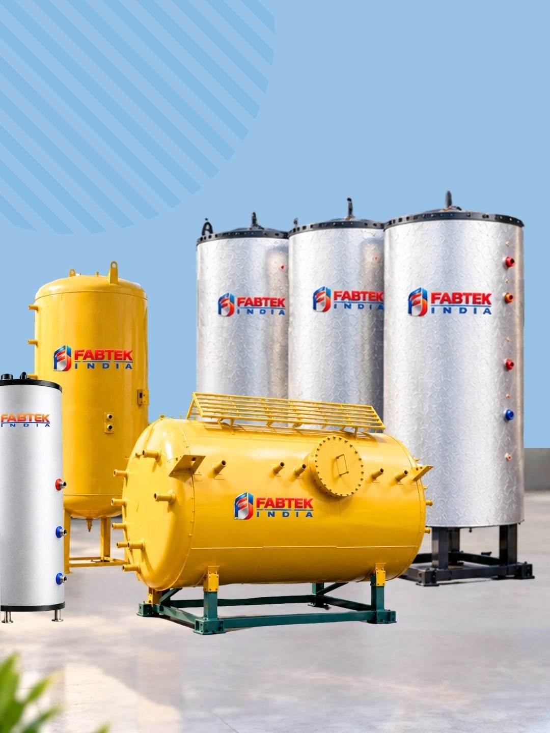 Industrial hot water storage tank engineering