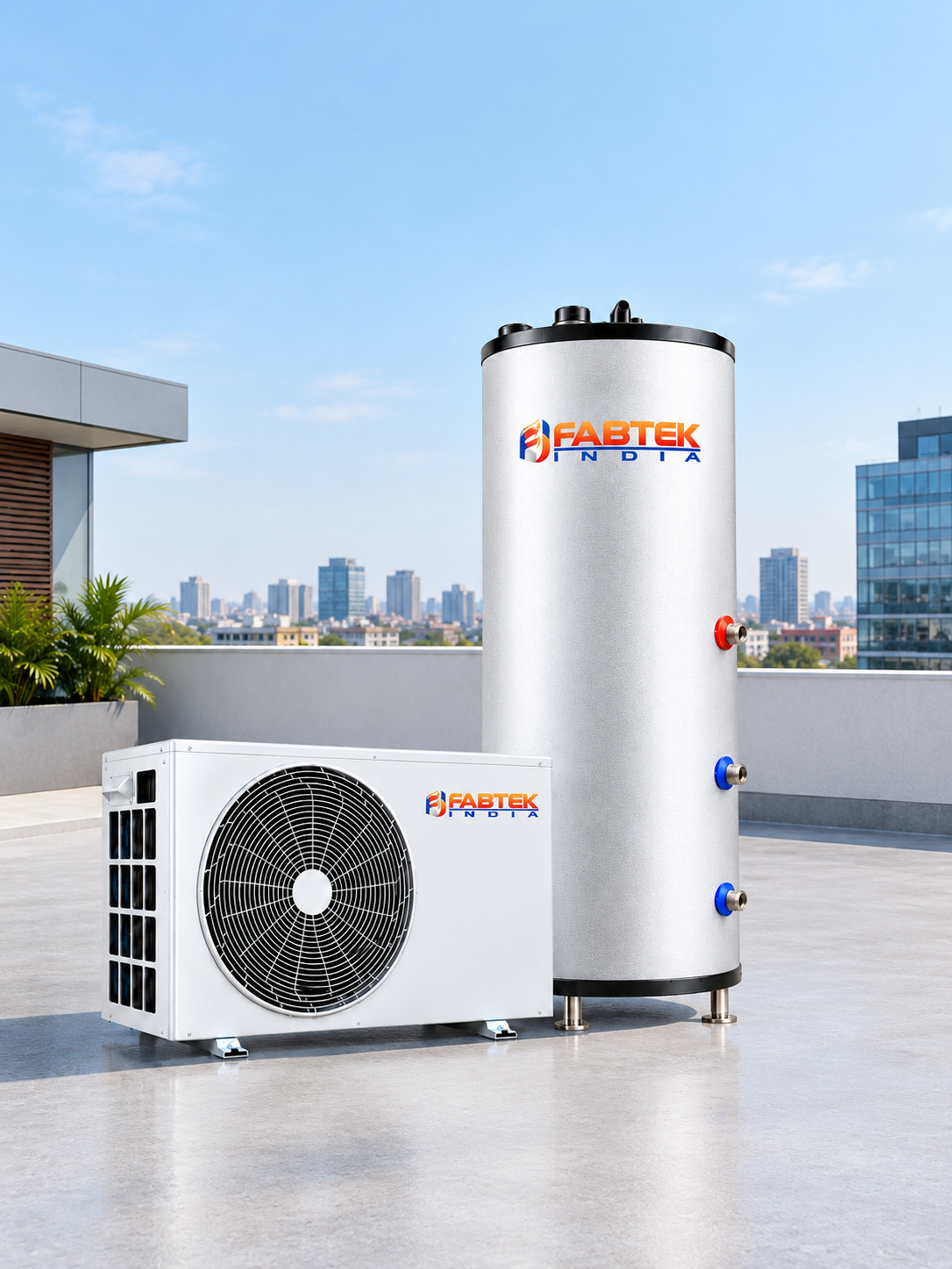 Commercial hot water application